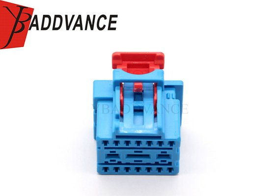 Electrical PBT-GF10 Female 17 Pin Plastic Blue Connector For VW-Audi-Wire