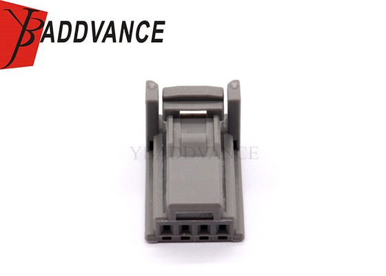 Gray 4 Pin 1379658-2 Female Socket Connector Housing With Terminal