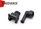 Female Waterproof 2 Way EV1 Fuel Injector Connector Housing With 90 Degree Rubber Boot