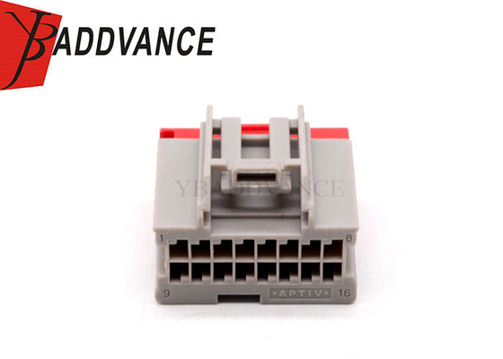 16 Pin Female Unsealed Electric Wire Connector With Terminals For Automotive