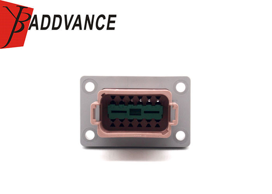 DT04-12PD-L012 DT Male 12 Pin TE Connectivity Deutsch Connectors With Wedgelock W12P