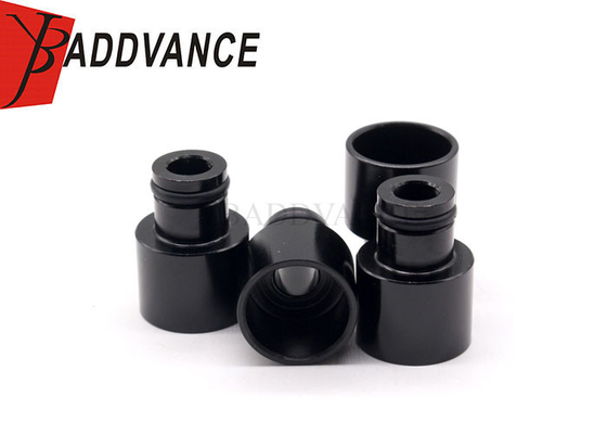 Black Fuel Injector Conversion Top Hats Adapter For Honda Acura RDX B18 B16 D16 B20 H22 F22