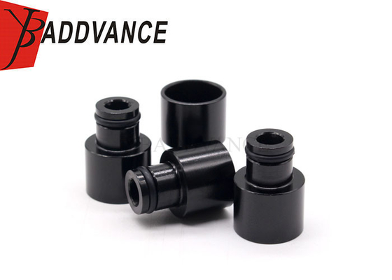 Black Fuel Injector Conversion Top Hats Adapter For Honda Acura RDX B18 B16 D16 B20 H22 F22