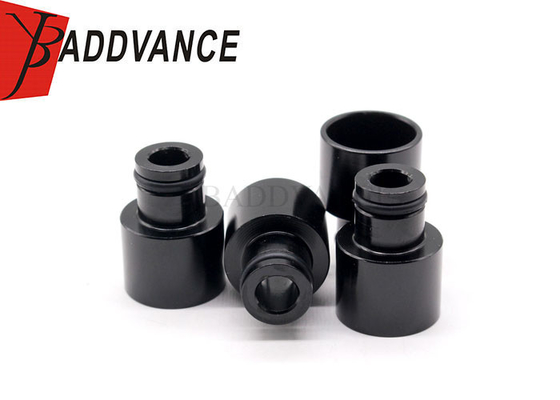 Black Fuel Injector Conversion Top Hats Adapter For Honda Acura RDX B18 B16 D16 B20 H22 F22