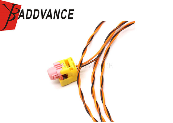 ABX-5 Electrical 2 Pin Airbag Connector Plug Wire Harning Pink Body For GM