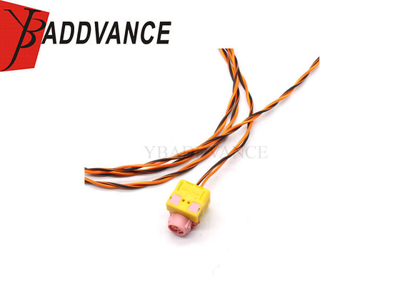 ABX-5 Electrical 2 Pin Airbag Connector Plug Wire Harning Pink Body For GM