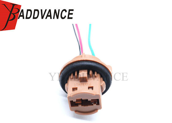 7443 T20 Light Bulb Socket Electric Plug Female Wiring Harness Adapter for Brake Turn Signal Reverse Tail Light