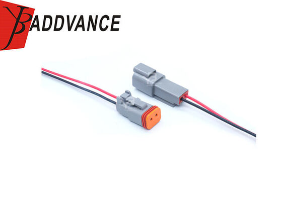 Deutsch DT Series DT06-2S DT04-2P 2 Way Female And Male Auto Socket Connector with Wire for Truck