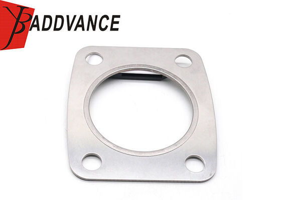 Steel Brass Washer Square Multi Hole Flange Connector Metal Shim Gasket Bending 337-3363