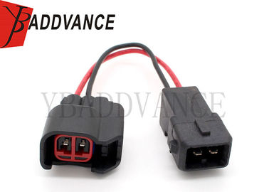 2 Pin Plug N Play Auto Wiring Harness US CAR EV6 Female To EV1 Male Injector Adapter For VW / SAAB