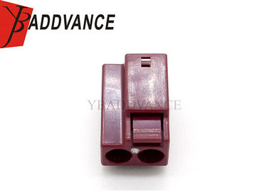 Plastic TE Connectivity AMP Connectors Red 2 Pin Female Connector 16 - 24 AWG Wire Gauge