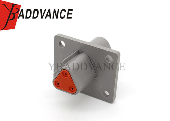 DT04-3P-L012 Deutsch Automotive Connectors DT 3 Pin Flange Mount Plug