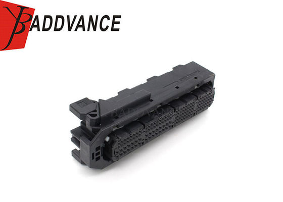 TE 140 Pin PBT Black Waterproof Automotive Connectors Electrical Housing