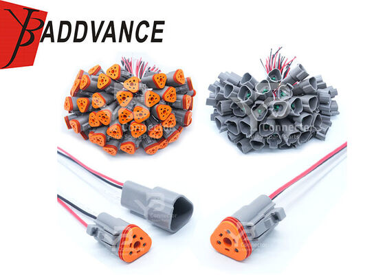 Автомобильный электрический разъем DT06-3S DT04-3P Deutsch серии DT, мама-папа, 3-контактный, водонепроницаемый